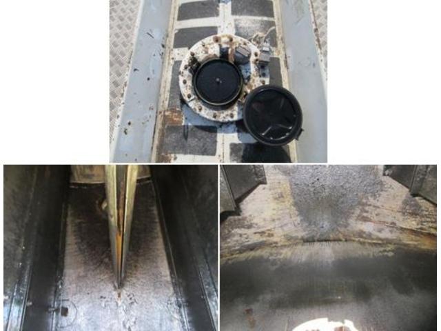 フォワード 新明和製石油ローリー 消防書類完備 マンホール蓋3個 給油ホース、ホースリール、給油ガン付き 4KL 上物年式(同年式)2011年10月 類別第4類 品名第2石油類、第3石油類、灯油、軽油、重油(21枚目)