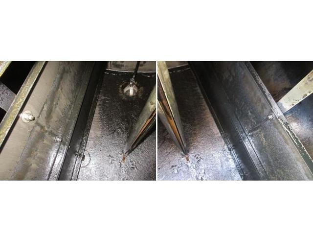 フォワード 新明和製石油ローリー 消防書類完備 マンホール蓋3個 給油ホース、ホースリール、給油ガン付き 4KL 上物年式(同年式)2011年10月 類別第4類 品名第2石油類、第3石油類、灯油、軽油、重油(22枚目)