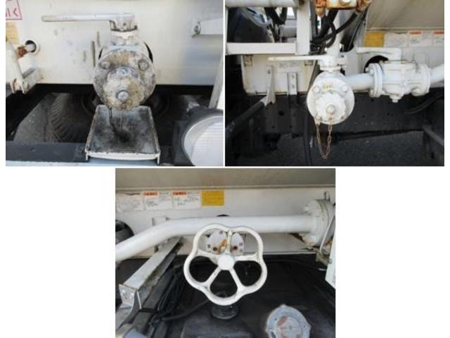 フォワード 新明和製石油ローリー 消防書類完備 マンホール蓋3個 給油ホース、ホースリール、給油ガン付き 4KL 上物年式(同年式)2011年10月 類別第4類 品名第2石油類、第3石油類、灯油、軽油、重油(28枚目)