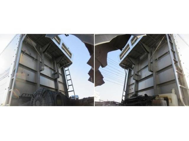 ギガ 　チップ運搬車　スライドデッキ　２５ｔ　リアダンパー付き　４００ＰＳ　喜多村製ボデー（２０１５年６月製造）新明和製スライドデッキ（製造年２０１５年５月）（12枚目）