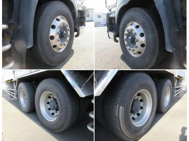 ギガ 　チップ運搬車　スライドデッキ　２５ｔ　リアダンパー付き　４００ＰＳ　喜多村製ボデー（２０１５年６月製造）新明和製スライドデッキ（製造年２０１５年５月）（24枚目）