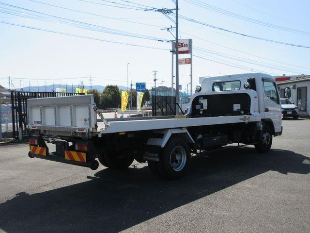 キャンター 農機具運搬仕様 ウインチ・ラジコン付き 極東開発フラトップZEROII テールゲート手動式(7枚目)