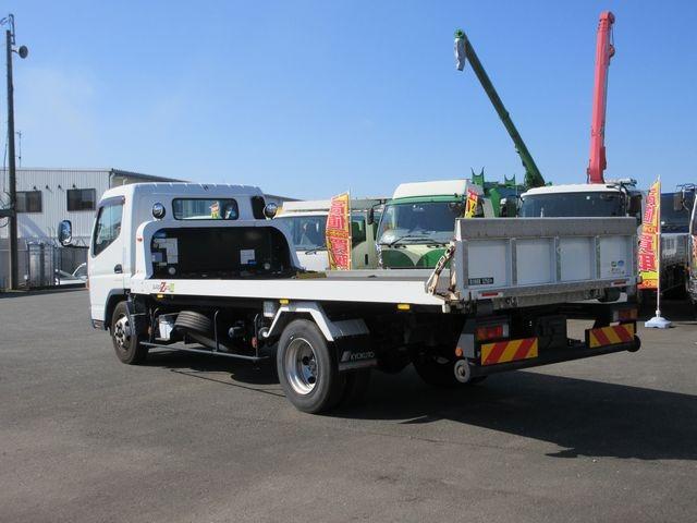 キャンター 農機具運搬仕様 ウインチ・ラジコン付き 極東開発フラトップZEROII テールゲート手動式(9枚目)