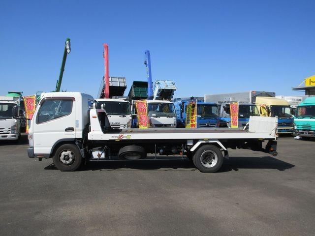 キャンター 農機具運搬仕様 ウインチ・ラジコン付き 極東開発フラトップZEROII テールゲート手動式(10枚目)