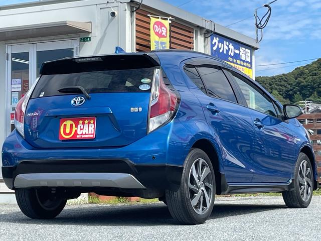 アクア Ｘ－アーバン　ソリッド　全国対応保証付き／ナビ・ＴＶ／Ｂｌｕｅｔｏｏｔｈ／バックモニター／ハーフレザー／シートヒーター／ナノイーＡＣ／ルーフレール／コーナーセンサー／セーフティセンス／Ａハイビーム／プッシュＳ／スマートキー／（2枚目）