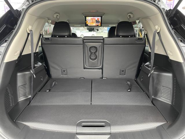 エクストレイル ２０Ｘ　エマージェンシーブレーキパッケージ　全国対応保証付き／純正８型ナビ／ＴＶ／Ｂｌｕｅｔｏｏｔｈ／バックモニター／後席モニター／ＬＥＤヘッドライト／７人乗り／カプロンシート／シートヒーター／ルーフレール／衝突被害軽減Ｂ／プッシュスタ―ト（43枚目）