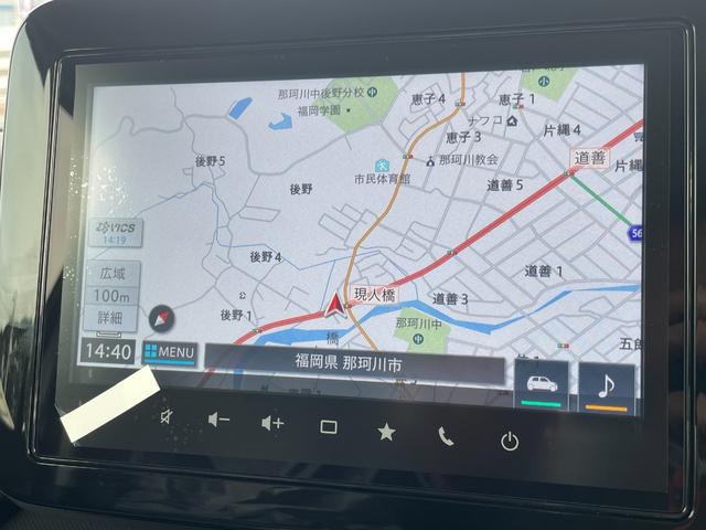 スペーシアカスタム ハイブリッドXSターボ 届出済未使用車/全国対応保証付き/純正9インチナビ・TV/スズキコネクト対応通信機装着車/全周囲モニター/Bluetooth/両側パワースライド/LEDヘッド/シート・ステアリングヒーター/HUD/(12枚目)