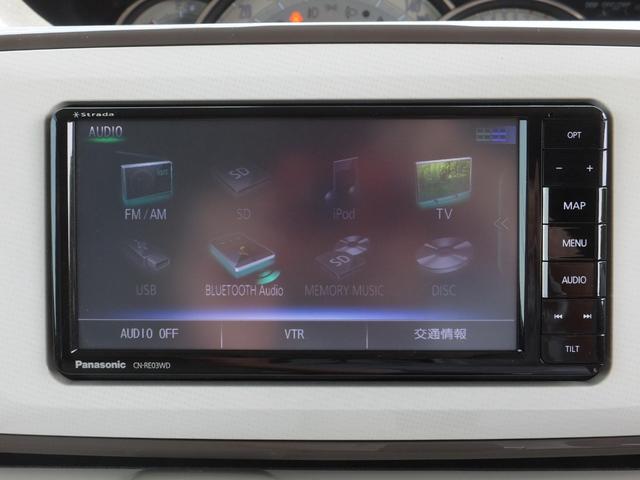 ムーヴキャンバス Ｇメイクアップ　ＳＡＩＩＩ　／衝突被害軽減ブレーキ／アクセル踏み間違い防止／車線逸脱警報／両側電動スライドドア／ストラーダナビ／フルセグＴＶ／バックカメラ／スマートキー２個／禁煙車／サイドエアバッグ／ＤＶＤ再生（7枚目）