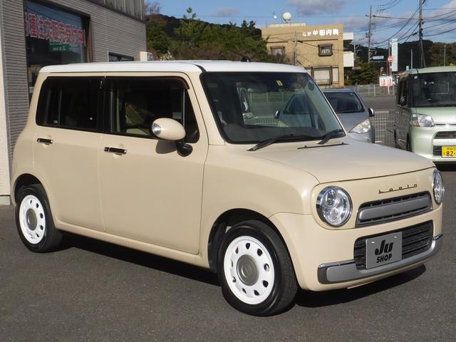 アルトラパンショコラ Ｘ　純正ナビ／ワンセグＴＶ／バックカメラ／純正レザー調シート／スマートキー／プッシュスタート／禁煙車／整備手帳／取扱説明書（4枚目）