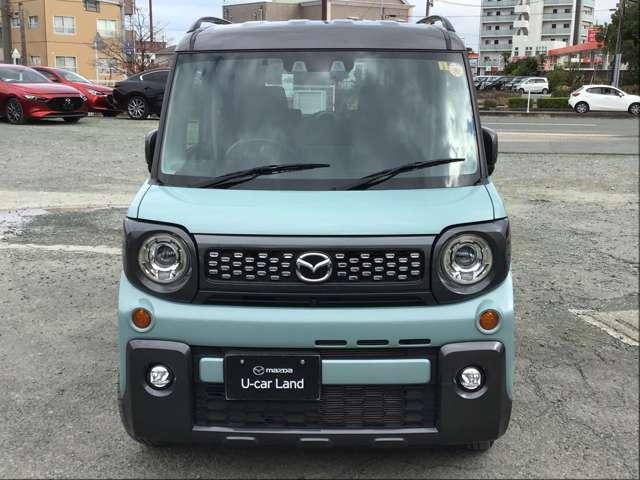 フレアワゴンタフスタイル 660 タフスタイル ハイブリッド XT 4WD 4WD 電スラ ナビ 全方位モニタ リアコーナーセンサー 360モニター ターボ 4WD シートヒーター オートエアコン バックカメラ スマートキー ベンチシート キーレス アルミホイール Aストップ(5枚目)