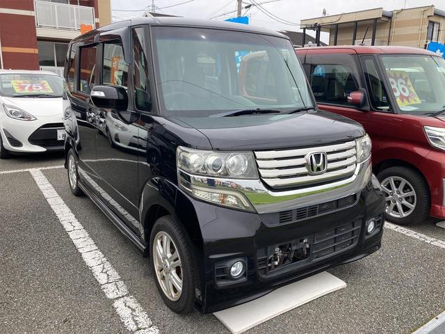 Ｎ－ＢＯＸカスタム Ｇ・Ｌパッケージ　１年保証付　ＥＴＣ　バックカメラ　両側スライド・片側電動　電動スライドドア　ナビ　ＴＶ　オートライト　ＨＩＤ　スマートキー　アイドリングストップ　電動格納ミラー　サンルーフ　ＣＶＴ　盗難防止システム（4枚目）