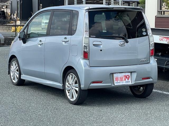 ムーヴ カスタム　ＲＳ　禁煙車　３ヶ月保証付　ターボ　ＭＯＭＯステアリング　ＨＩＤ　アルミホイール　フォグ　スマートキー　ＣＤ　取説（9枚目）