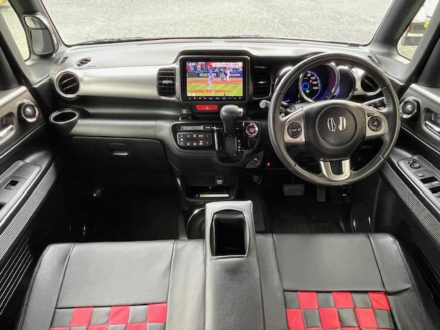 Ｎ－ＢＯＸスラッシュ Ｇ・ターボＬパッケージ　禁煙車　保証付　８インチフルセグＴＶナビ　Ｂｌｕｅｔｏｏｔｈ　バックカメラ　ＥＴＣ　ＨＩＤ　Ｑｉ（ワイヤレス）充電　電子サイドブレーキ　オートリトラミラー　スマートキー　取説　保証書（31枚目）