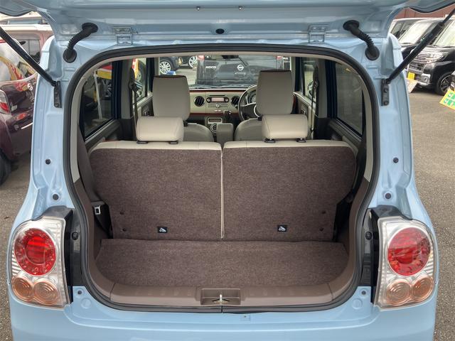 アルトラパンショコラ X 禁煙車 1年保証付 革ハンドル 革シート ホワイトアルミホイール オートライト HID スマートキー アイドリングストップ CD 電動格納ミラー ベンチシート CVT 盗難防止システム 取説(48枚目)