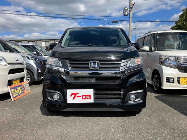 Ｎ－ＷＧＮカスタム Ｇ　禁煙車　６ヶ月保証付　フルセグＴＶナビ　Ｂｌｕｅｔｏｏｔｈ　ＥＴＣ　ＨＩＤ　純正アルミホイール　オートライト　スマートキー　アイドリングストップ（4枚目）