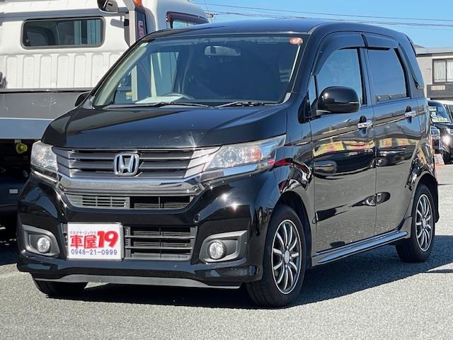 Ｎ－ＷＧＮカスタム Ｇ　禁煙車　６ヶ月保証付　フルセグＴＶナビ　Ｂｌｕｅｔｏｏｔｈ　ＥＴＣ　ＨＩＤ　純正アルミホイール　オートライト　スマートキー　アイドリングストップ（6枚目）