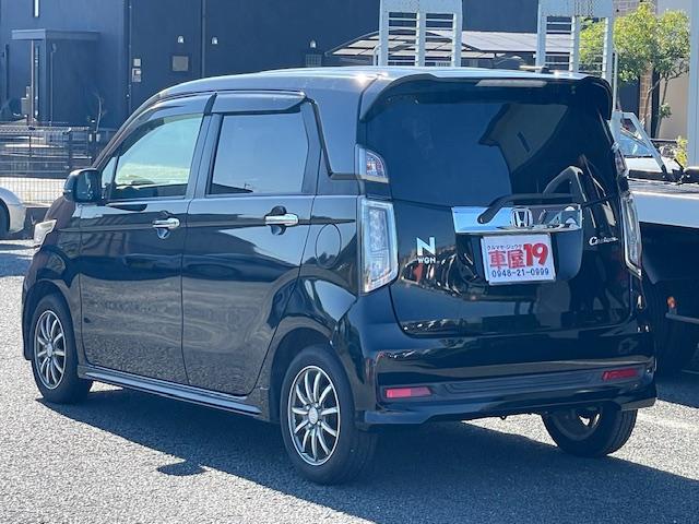 Ｎ－ＷＧＮカスタム Ｇ　禁煙車　６ヶ月保証付　フルセグＴＶナビ　Ｂｌｕｅｔｏｏｔｈ　ＥＴＣ　ＨＩＤ　純正アルミホイール　オートライト　スマートキー　アイドリングストップ（8枚目）