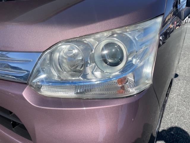 ムーヴ カスタム　ＲＳ　禁煙車　３ヶ月保証付　ナビ　ＴＶ　前後ドライブレコーダー　ＭＯＭＯステアリング　ＥＴＣ　ＨＩＤ　純正１５インチアルミホイール　スマートキー　記録簿・保証書　取説（13枚目）