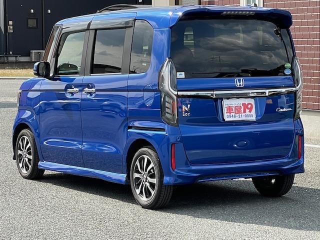 N-BOXカスタム G・L 禁煙車 1年保証付 フルセグTVナビ Bluetooth バックカメラ パワースライドドア レーダーブレーキサポート ETC LED 純正アルミホイール スマートキー スペアキー USB(7枚目)