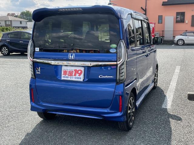 N-BOXカスタム G・L 禁煙車 1年保証付 フルセグTVナビ Bluetooth バックカメラ パワースライドドア レーダーブレーキサポート ETC LED 純正アルミホイール スマートキー スペアキー USB(9枚目)