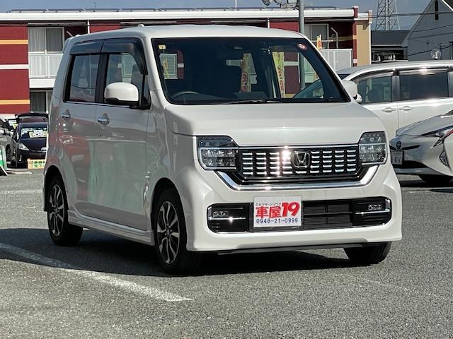 Ｎ－ＷＧＮカスタム Ｇホンダセンシング　禁煙車　１年保証付　フルセグＴＶナビ　Ｂｌｕｅｔｏｏｔｈ　バックカメラ　前後ドライブレコーダー　ＬＥＤ　純正アルミホイール　ＵＳＢ　スマートキー／スペアキー　取説（5枚目）