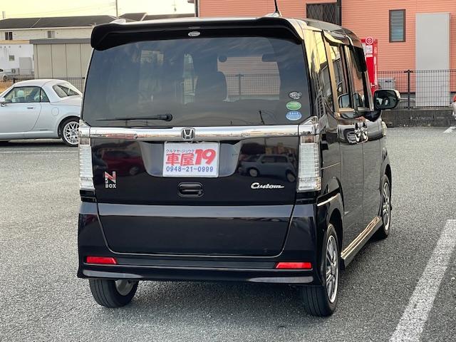 Ｎ－ＢＯＸカスタム Ｇ・Ｌパッケージ　禁煙車　１年保証付　フルセグＴＶナビ　Ｂｌｕｅｔｏｏｔｈ　パワースライドドア　ＨＩＤ　純正アルミホイール　スマートキー×２（11枚目）