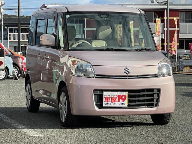 スペーシア Ｔ　禁煙車　１年保証付　ワンセグＴＶナビ　Ｂｌｕｅｔｏｏｔｈ　両側パワースライドドア　レーダーブレーキサポート　ＥＴＣ　スマートキー（5枚目）