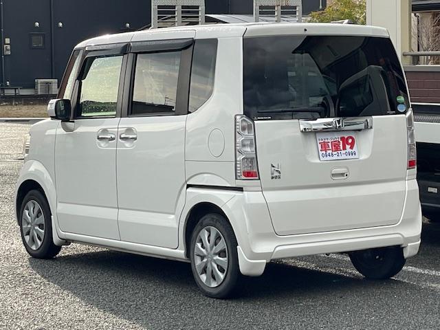 N-BOX G 禁煙車 1年保証付 フルセグTVナビ Bluetooth バックカメラ パワースライドドア ETC 黒内装 スマートキー 保証書・記録簿 取説(9枚目)