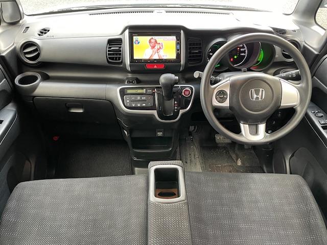 N-BOX G 禁煙車 1年保証付 フルセグTVナビ Bluetooth バックカメラ パワースライドドア ETC 黒内装 スマートキー 保証書・記録簿 取説(26枚目)