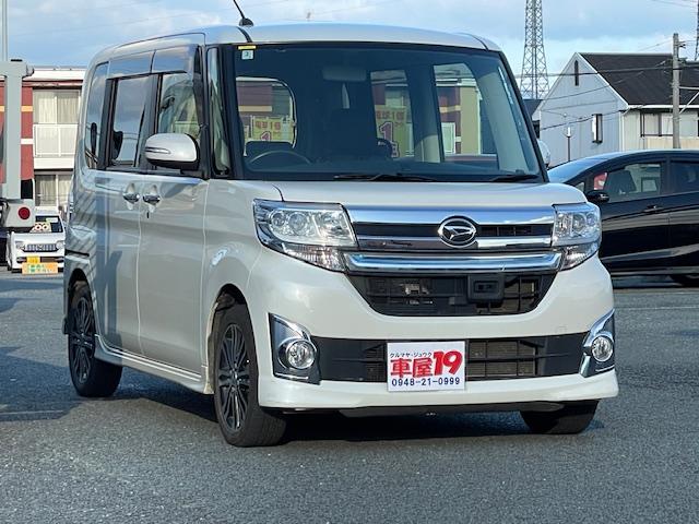 タント カスタムＲＳ　ＳＡ　３ヶ月保証付　フルセグＴＶナビ　Ｂｌｕｅｔｏｏｔｈ　両側パワースライドドア　ターボ　レーダーブレーキサポート　ＥＴＣ　純正アルミホイール　スマートキー（5枚目）