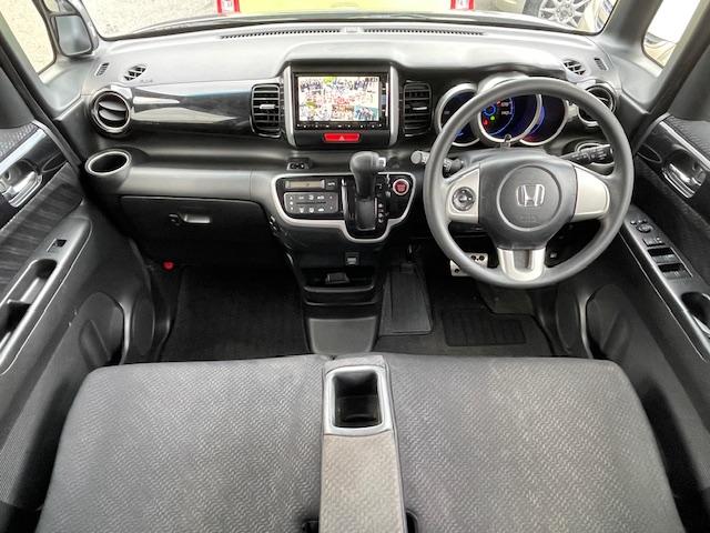 Ｎ－ＢＯＸカスタム Ｇ・Ａパッケージ　３ヶ月保証付　純正フルセグＴＶナビ　Ｂｌｕｅｔｏｏｔｈ　バックカメラ　パワースライドドア　ＥＴＣ　レーダーブレーキサポート　純正アルミホイール　スマートキー　ＣＤ　ＤＶＤ（22枚目）