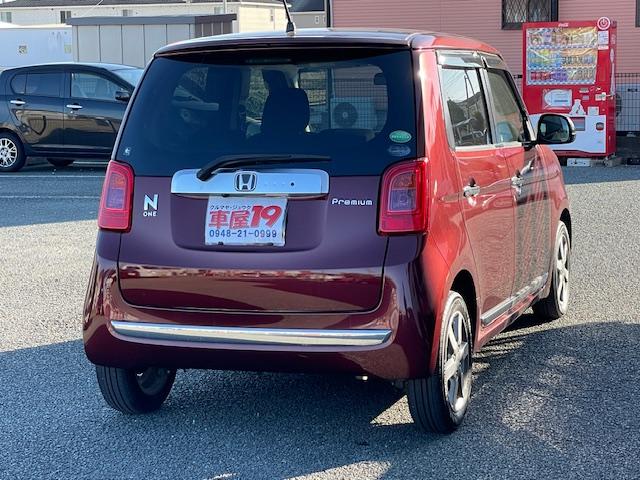 Ｎ－ＯＮＥ プレミアム　ツアラー　１年保証付　Ｂｌｕｅｔｏｏｔｈ　バックカメラ　ターボ　ＨＩＤ　ウインカーミラー　ＥＴＣ　オートライト　純正アルミホイール　スマートキー　取説　ＣＤ（11枚目）