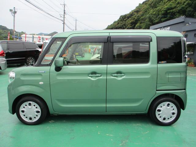 スペーシア ハイブリッドＸ／ナビゲーション／Ｂｌｕｅｔｏｏｔｈ／地デジ　禁煙車／両側電動スライドドア／衝突被害軽減装置／スマートキー／シートヒーター／クリアランスソナー／オートマチックハイビーム／車線逸脱警報／誤発進抑制機能／先行車発進お知らせ機能（5枚目）