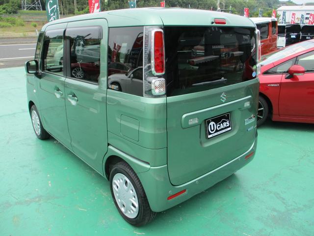 スペーシア ハイブリッドＸ／ナビゲーション／Ｂｌｕｅｔｏｏｔｈ／地デジ　禁煙車／両側電動スライドドア／衝突被害軽減装置／スマートキー／シートヒーター／クリアランスソナー／オートマチックハイビーム／車線逸脱警報／誤発進抑制機能／先行車発進お知らせ機能（6枚目）