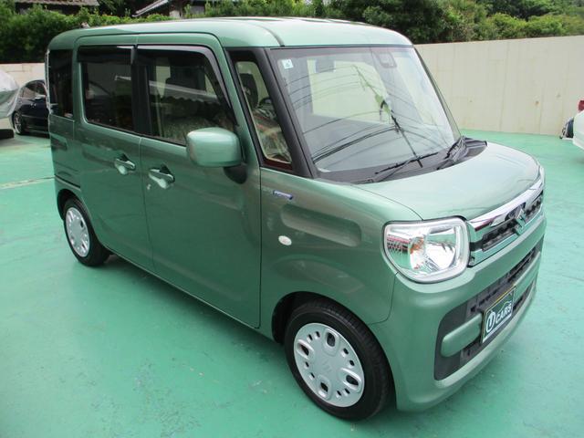 スペーシア ハイブリッドＸ／ナビゲーション／Ｂｌｕｅｔｏｏｔｈ／地デジ　禁煙車／両側電動スライドドア／衝突被害軽減装置／スマートキー／シートヒーター／クリアランスソナー／オートマチックハイビーム／車線逸脱警報／誤発進抑制機能／先行車発進お知らせ機能（9枚目）