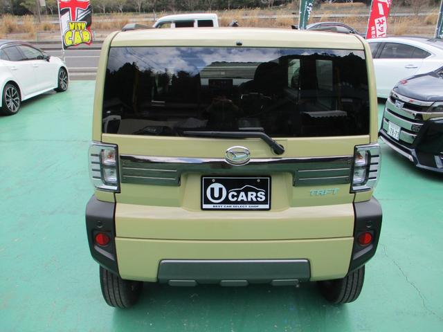 タフト Ｇターボ　ダーククロムベンチャー／禁煙車／ワンオーナー／　シートヒーター／ガラスルーフ／純正９型ディスプレイオーディオ／Ｂｌｕｅｔｏｏｔｈ／バックカメラ／衝突被害軽減システム／コーナーセンサー／スマートキー／ＬＥＤヘッド／ルーフレール／純正１５インチアルミ／（8枚目）