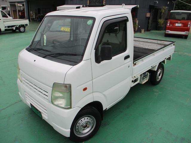 キャリイトラック KCエアコン・パワステ 4WD/5MT/3方開/エアコン/パワステ/ラジオ/ドアバイザー/ライトレベライザー/ゴムマット/タイミングチェーン(2枚目)