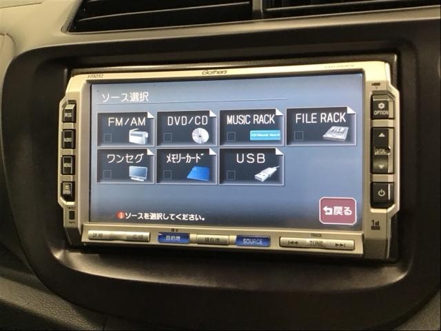 フィット ＲＳ　ナビ　ワンセグ　ＥＴＣ　ＤＶＤ　ＣＤ　点検記録簿　セキュリティ　Ｗエアバッグ　オートエアコン　ＰＷ　運転席エアバッグ　ＰＳ　ＡＢＳ　キーレスエントリ－（11枚目）