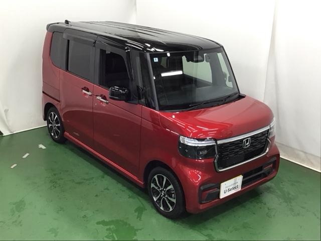 Ｎ－ＢＯＸカスタム コーディネートスタイル　ドラレコ　ナビ　Ｒカメラ　ブルートゥース　レーダーブレーキサポート　パワーウインドウ　両側自動ドア　サイドエアバック　前席シートヒーター　Ｄレコ　Ｐセンサー　ＵＳＢ接続　クルーズコントロール　ＬＥＤ（9枚目）