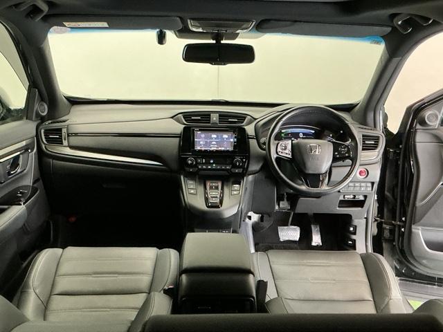 ＣＲ－Ｖハイブリッド ｅ：ＨＥＶＥＸ・ブラックエディション　ドラレコ　ナビ　Ｒカメラ　ブルートゥース　衝突被害軽減ブレーキ　ハンズフリーパワーテールゲート　ドライブレコーダー　キーレス　ＬＥＤヘッドライト　記録簿　ＤＶＤ再生　シートヒータ　エアバッグ　ＥＴＣ（2枚目）