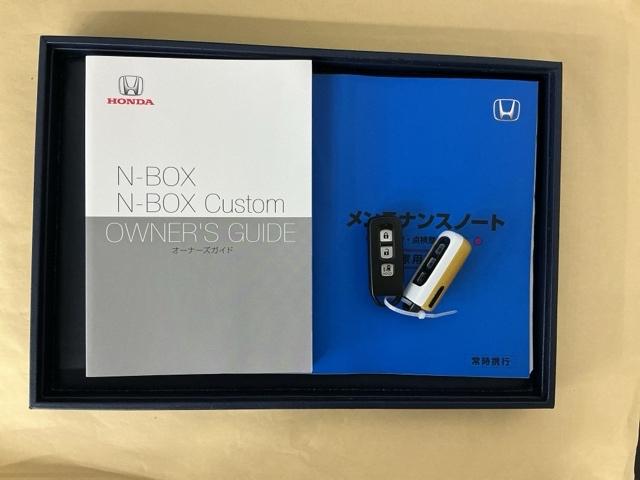 Ｎ－ＢＯＸカスタム Ｌ　ドラレコ　ナビ　Ｒカメラ　ブルートゥース　Ｐソナー　サイドエアバッグ　Ａストップ　シートヒータ　ベンチシート　点検記録簿　キーフリーシステム　ＬＥＤライト　リアカメ　クルーズコントロール　ＡＣ　ＥＴＣ（34枚目）