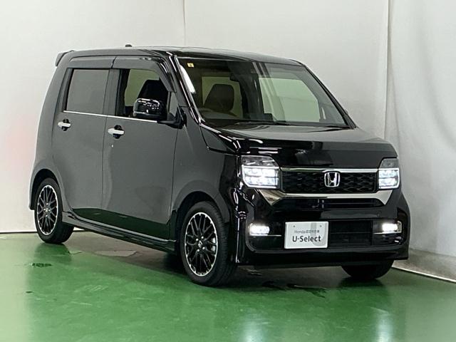 Ｎ－ＷＧＮカスタム Ｌ・ターボ　ナビ　Ｒカメラ　ブルートゥース　アルミホイール　衝突被害軽減装置　ＬＥＤランプ　クリアランスソナー　Ｂカメ　サイドエアバック　前席シートヒーター　イモビ　スマートキー・プッシュスタート　キーフリー（7枚目）
