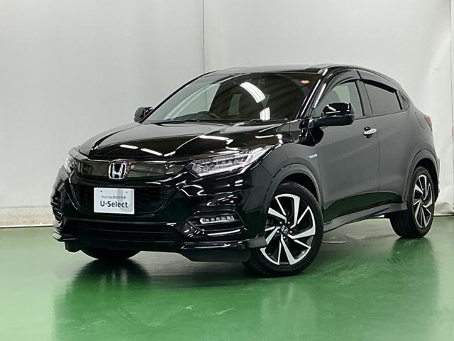 ヴェゼル ハイブリッドＲＳ・ホンダセンシング　ドラレコ　ナビ　Ｒカメラ　ブルートゥース　ＥＴＣ付　定期点検記録簿　サイドＳＲＳ　フルオートエアコン　ＵＳＢ接続　両席エアバック　スマキー　オートクルーズコントロール　衝突軽減ブレーキシステム　イモビ（10枚目）
