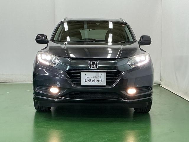 ヴェゼル ハイブリッドZ ナビ Rカメラ ブルートゥース フルセグ スマキー LEDランプ ETC付 整備記録簿 シ-トヒ-タ- サイドカーテンエアバック 運転席助手席エアバッグ VSA パワーステアリング フルオートエアコン(6枚目)