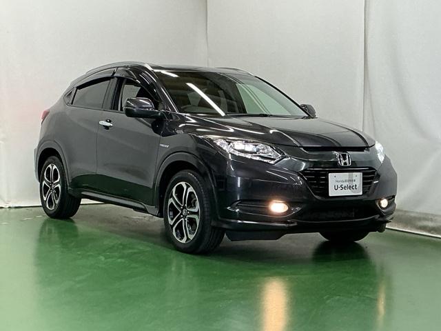 ヴェゼル ハイブリッドZ ナビ Rカメラ ブルートゥース フルセグ スマキー LEDランプ ETC付 整備記録簿 シ-トヒ-タ- サイドカーテンエアバック 運転席助手席エアバッグ VSA パワーステアリング フルオートエアコン(7枚目)