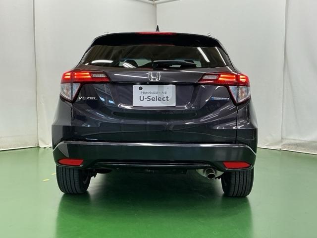 ヴェゼル ハイブリッドZ ナビ Rカメラ ブルートゥース フルセグ スマキー LEDランプ ETC付 整備記録簿 シ-トヒ-タ- サイドカーテンエアバック 運転席助手席エアバッグ VSA パワーステアリング フルオートエアコン(9枚目)