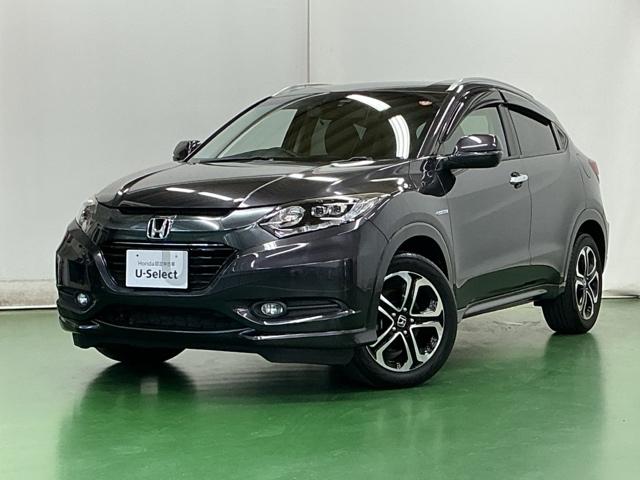 ヴェゼル ハイブリッドZ ナビ Rカメラ ブルートゥース フルセグ スマキー LEDランプ ETC付 整備記録簿 シ-トヒ-タ- サイドカーテンエアバック 運転席助手席エアバッグ VSA パワーステアリング フルオートエアコン(10枚目)