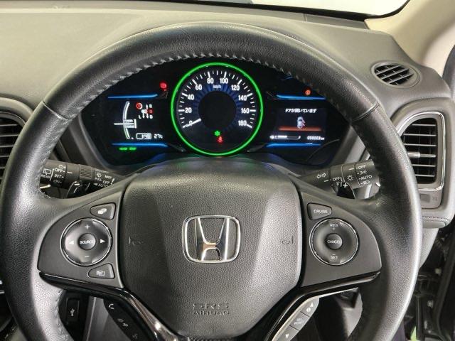 ヴェゼル ハイブリッドZ ナビ Rカメラ ブルートゥース フルセグ スマキー LEDランプ ETC付 整備記録簿 シ-トヒ-タ- サイドカーテンエアバック 運転席助手席エアバッグ VSA パワーステアリング フルオートエアコン(21枚目)