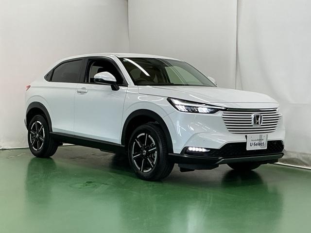 ヴェゼル ｅ：ＨＥＶＸ　ドラレコ　ナビ　Ｒカメラ　ブルートゥース　前後障害物センサー　ＡＡＣ　イモビライザー　スマ－トキ－　誤発進抑制　ＰＷ　リアカメラ　クルコン　ＥＳＣ　ＥＴＣ装備　キーフリー　ＬＥＤヘッドランプ　ＡＢＳ（7枚目）