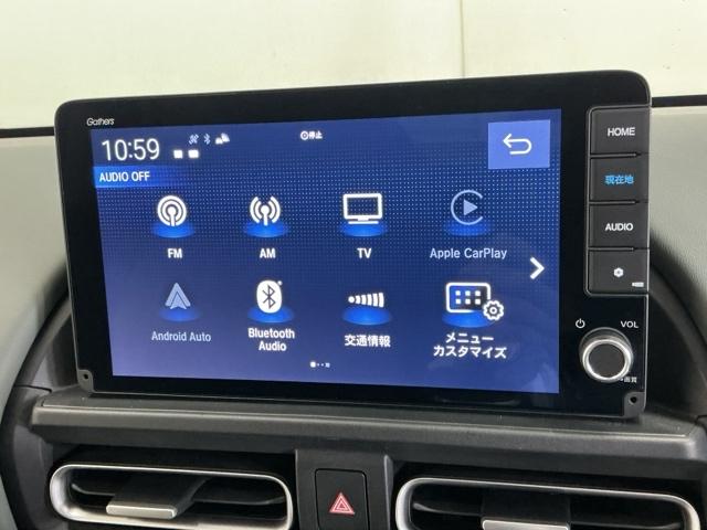 フリード ｅ：ＨＥＶクロスター　ドラレコ　ナビ　Ｒカメラ　ブルートゥース　ＥＴＣ装備　Ｓヒーター　衝突軽減ブレーキシステム　フルセグ　オートエアコン　バックモニター　ＬＥＤライト　パーキングセンサー　スマートキー　キーレス　ＵＳＢ（11枚目）